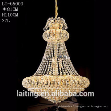 Lustre de lumières décoratives islamiques à la maison avec couronne en métal